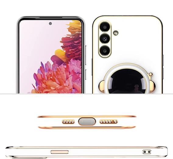 Obal na mobil pre Samsung Galaxy A56 5G, Astronaut, biele