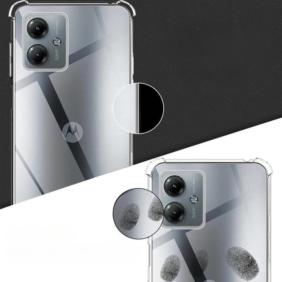 Obal na mobil pre Motorola Moto G24 / G24 Power / G04, Dropproof, priehľadné
