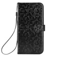 Flipové puzdro pre Realme Note 70T 4G, Wallet Rhombus, čierne