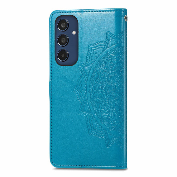 Klapkové puzdro pre Samsung Galaxy M35, Mandala, modré