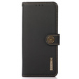 KHAZNEH RFID puzdro pre Xiaomi 13T / 13T Pro, Litchi Texture, čierne