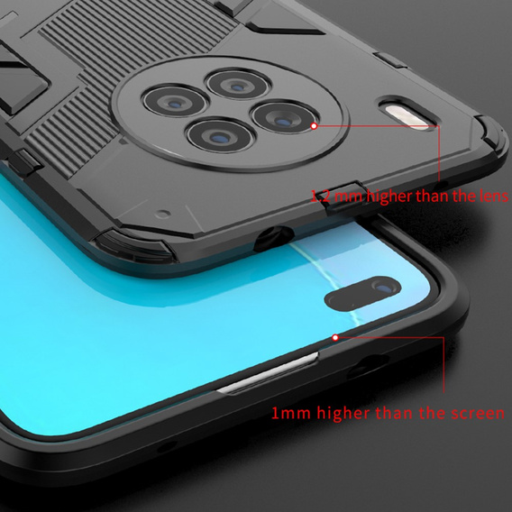 Puzdro pre Huawei Nova 8i /Honor 50 Lite, Military kickstand, modré
