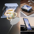 Puzdro Tongate MECH s MagSafe pre Samsung Galaxy Z Flip7 FE / Z Flip6, modré