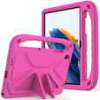 Detské puzdro pre Samsung Galaxy Tab A9+, detské puzdro s rukoväťou, ružové