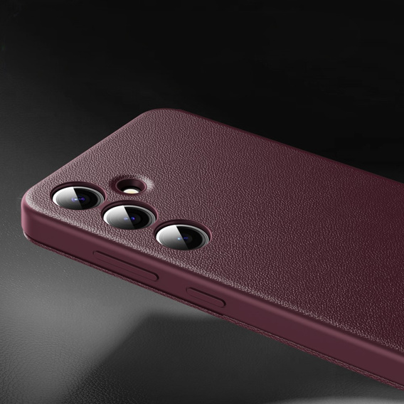 Flipové puzdro pre Samsung Galaxy A55 5G, Smart View Wallet, červené