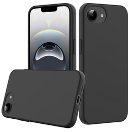 Obal na mobil pre iPhone 16e, Silicone MagSafe, čierne