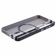 Puzdro pre Samsung Galaxy S25+ Plus, Carbon Fiber MagSafe, sivé