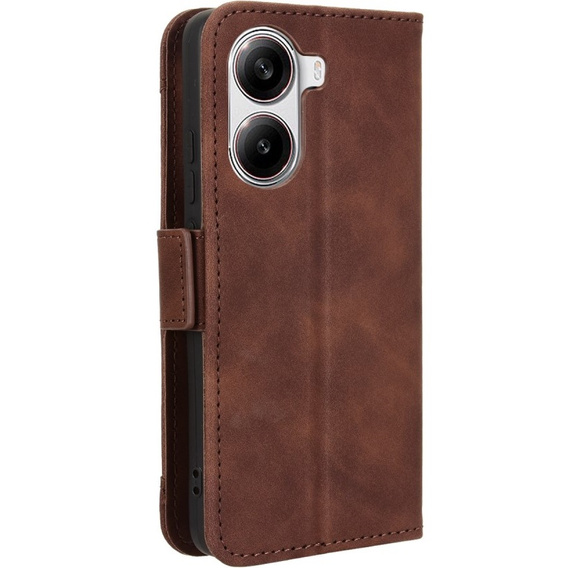 Klapkové puzdro pre Xiaomi Poco X7 Pro 5G, Card Slot, hnedé