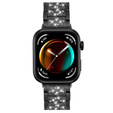 Diamantový náramok pre Xiaomi Smart Band 8 Pro, čierny