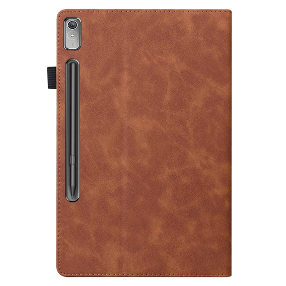 Puzdro pre Lenovo Tab P11 Pro Gen 2 TB132FU TB132XU 11.2", Classic, s priestorom pre stylus, hnedé