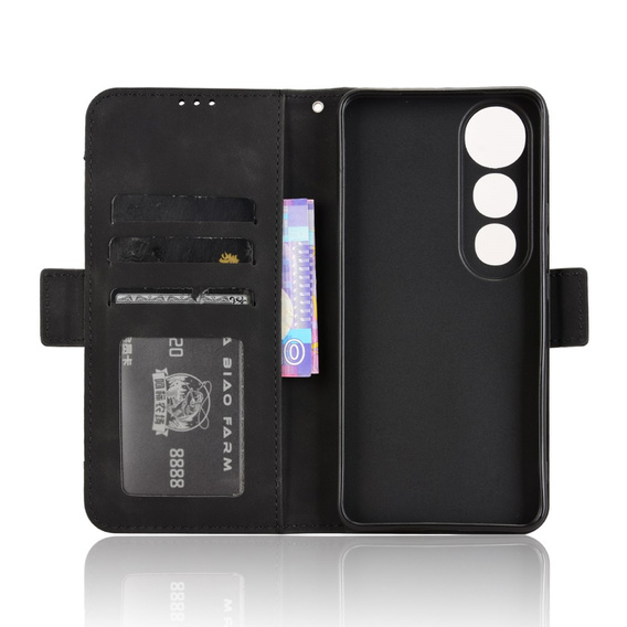 Klapkové puzdro pre Vivo V50 Lite 4G / 5G, Card Slot, čierne