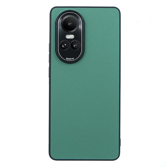 Kožené puzdro pre Oppo Reno 10 / 10 Pro, leather hybrid, zelený