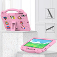 Detské puzdro pre Lenovo M10 X306 2 Gen / M10 Plus TB-X606 10.3 / Samsung Tab A 10.1 T510/515 / K10 X6C6, Cute Patterns, so stojanom, ružové