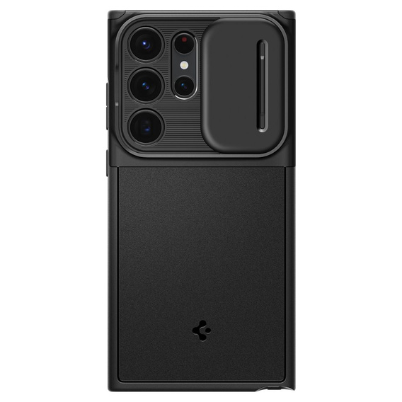 Spigen Optik Armor čierne puzdro pre Samsung Galaxy S23 Ultra