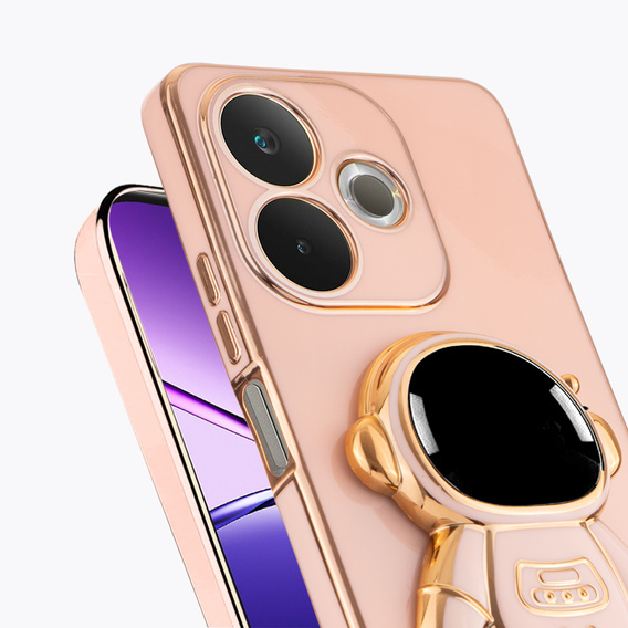 Obal na mobil pre Oppo A5 Pro 5G, Astronaut, ružové
