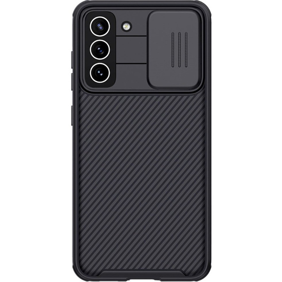 Puzdro pre Samsung Galaxy S21 FE, pancierované Nillkin, CamShield Pro, čierne