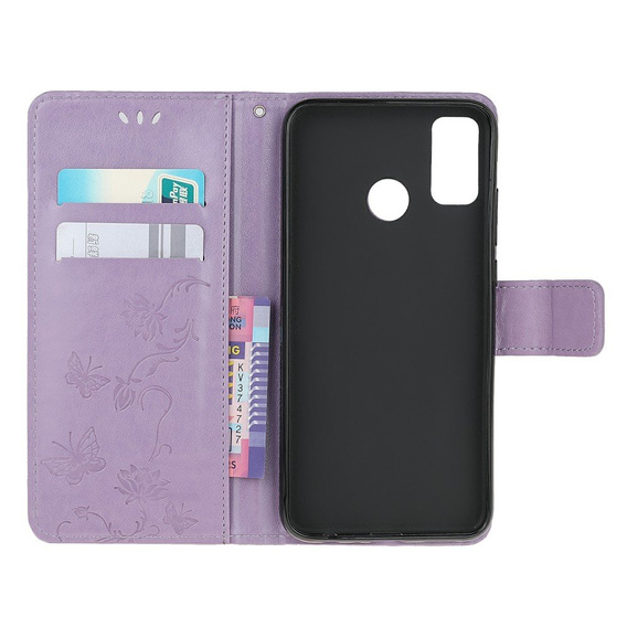 Klapkové puzdro pre Motorola Moto G10 / G30, Butterfly, modré