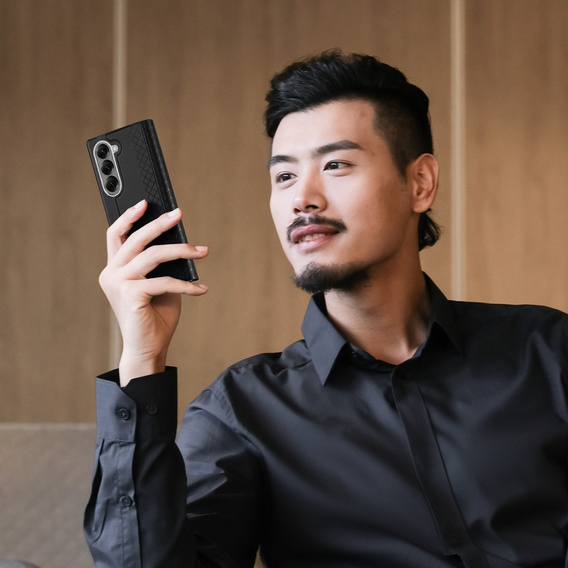 Puzdro Dux Ducis pre Samsung Galaxy Z Fold7 5G, Bril, čierne