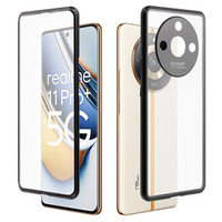 Puzdro pre Realme 11 Pro 5G / Pro+ 5G, Magnetic Dual Glass, čierne