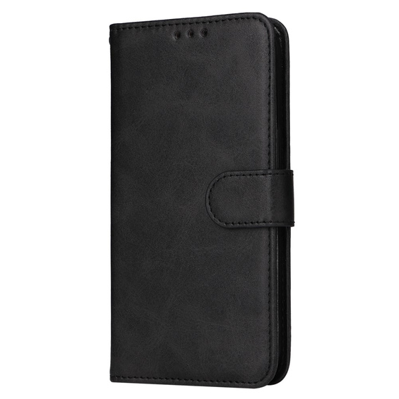 Klapkové puzdro pre Realme C67, Leather Wallet, čierne