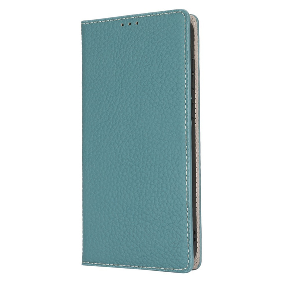 Klapkové puzdro pre Samsung Galaxy S25, Litchi Skin Grain, modré