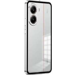 Puzdro pre Xiaomi Poco X7 Pro 5G, Frame Case, strieborné