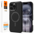 Puzdro Spigen pre iPhone 16 Pro, Core Armor MagSafe, čierne + tvrdené sklo 9H