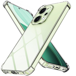 Puzdro pre Oppo Reno 14, vystužené, s ochranou fotoaparátu, priehľadné