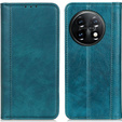Flipové puzdro pre OnePlus 11 5G, Split Leather, zelený