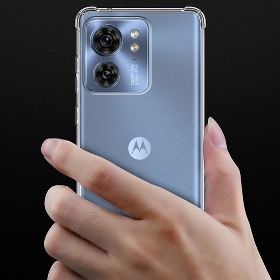 Obal na mobil pre Motorola Edge 40, Dropproof, priehľadné