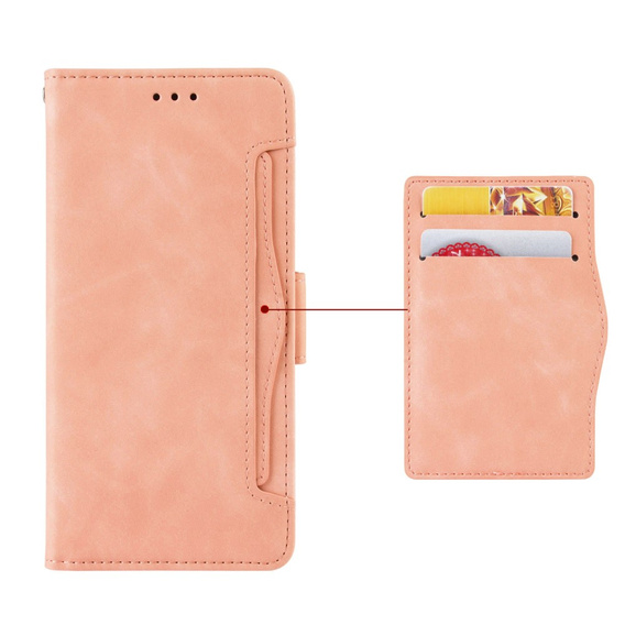 Klapkové puzdro pre Samsung Galaxy A55 5G, Card Slot, ružové