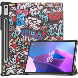 Puzdro pre Lenovo Tab P11 Pro Gen 2 TB132FU TB132XU 11.2", s chlopňou, graffiti