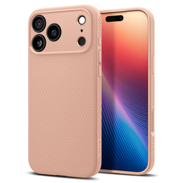 Puzdro Spigen Liquid Air pre iPhone 17 Pro Max, ružový titán
