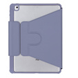 Puzdro s klávesnicou pre iPad 11" 2025 A16 (11 gen.) / iPad 10.9" 2022 (10 gen.), Rotary 360° Leather, fialové