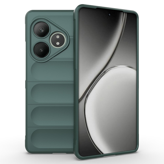 Obal na mobil pre Realme GT 6 / 6T, Gaming Shockproof, zelený