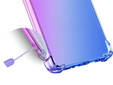 Puzdro pre Honor 400 Lite, Gradient Dropproof, Fialová / modrá
