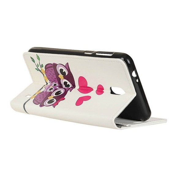 Klapkové puzdro pre Nokia 2, Wallet, Owl Family