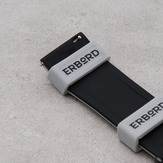 ERBORD Univerzálny 22 mm silikónový remienok