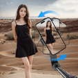 Blavec Selfie Stick Aluminium Fusion P07 s MagSafe, LED svetlami a diaľkovým ovládaním