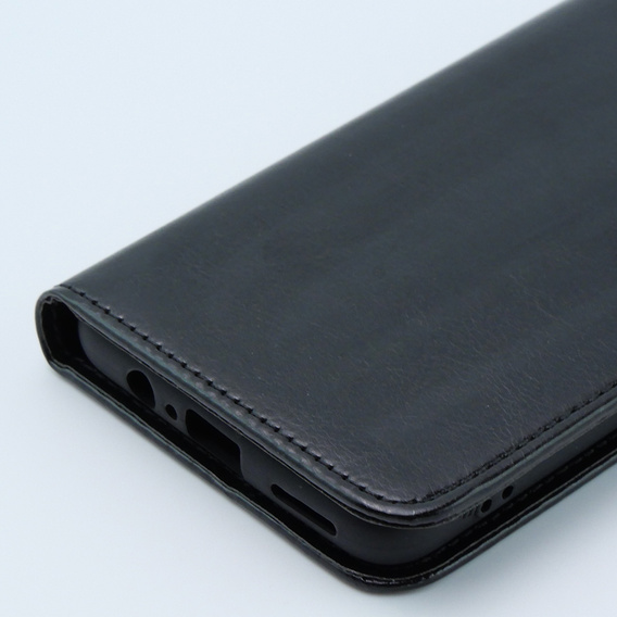 Klapkové puzdro pre Motorola Moto G54 5G, Crazy Horse Wallet, čierne