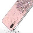 Obal na mobil pre Huawei P20, Glittery, ružové