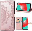 Klapkové puzdro pre Samsung Galaxy M52 5G, Mandala, ružové