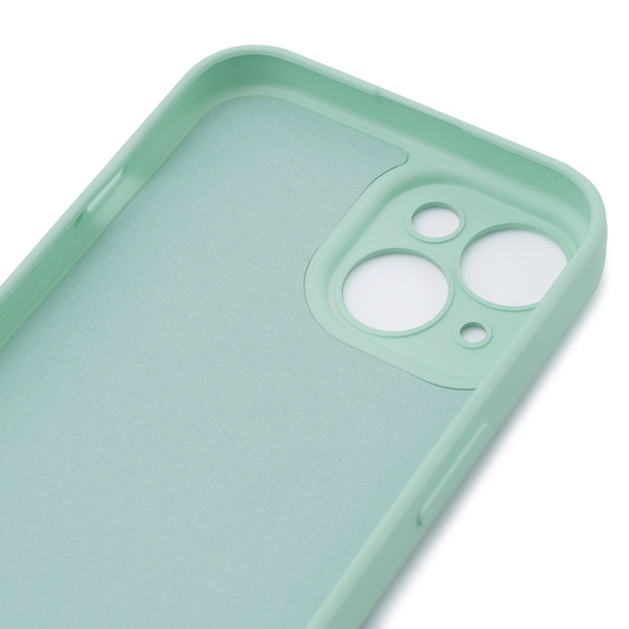 Obal na mobil pre iPhone 15, Silicone Lite, modré