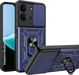 Pancierované puzdro pre Xiaomi Redmi 15C 4G/LTE, CamShield Slide, modré