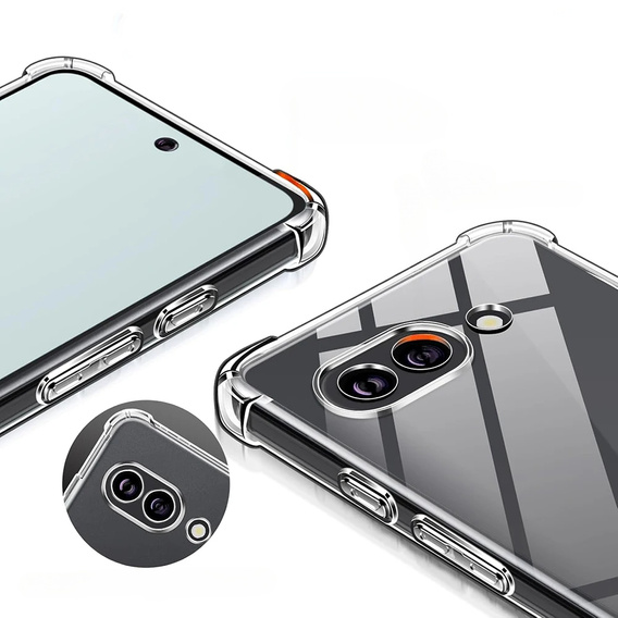 Obal na mobil pre Google Pixel 9A, Dropproof, priehľadné