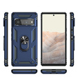 Pancierované obal na mobil pre Google Pixel 6 Pro, Nox Case Ring, tmavomodré