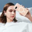 Puzdro pre Google Pixel 8A, Fusion Hybrid, pre MagSafe, priehľadné