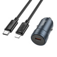Hoco Z57 USB-C QC3.0 PD 30W nabíjačka do auta + kábel USB-C na Lightning