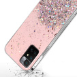 Obal na mobil pre Xiaomi Redmi 10, Glittery, ružové
