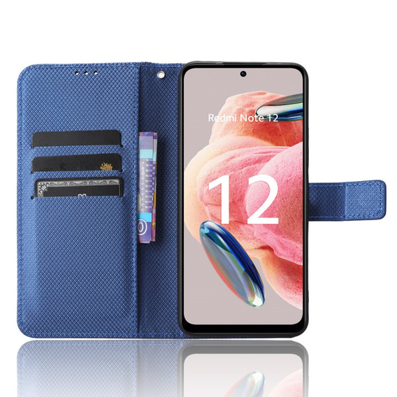 Klapkové puzdro pre Xiaomi Redmi Note 12 4G, Wallet Smart Magnet, modré